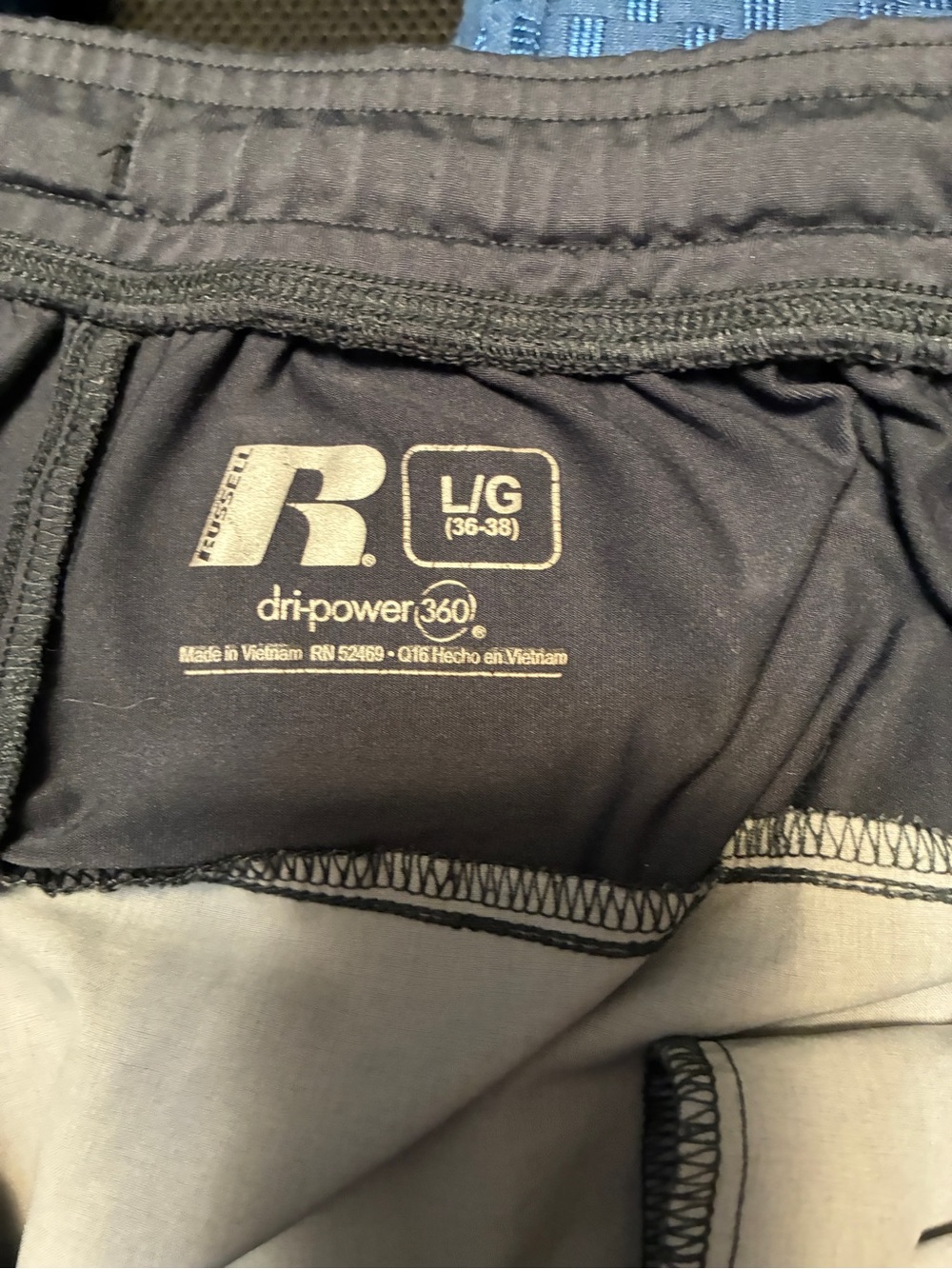 Russell Athletic Men's Charcoal Heather Performance Shorts - Picture 3 of 8
